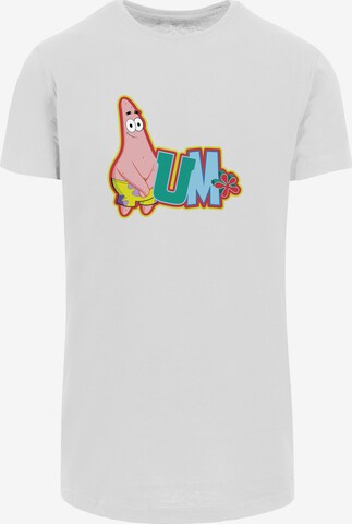 F4NT4STIC T-Shirt 'Spongebob Schwammkopf Patrick Star' in Weiß: predná strana