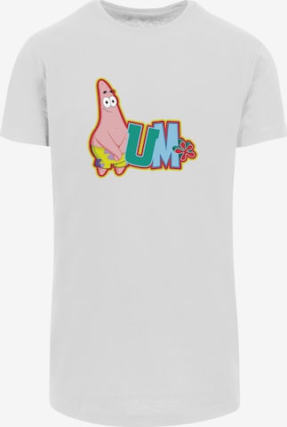 F4NT4STIC T-Shirt 'Spongebob Schwammkopf Patrick Star' in Weiß: Vorderseite