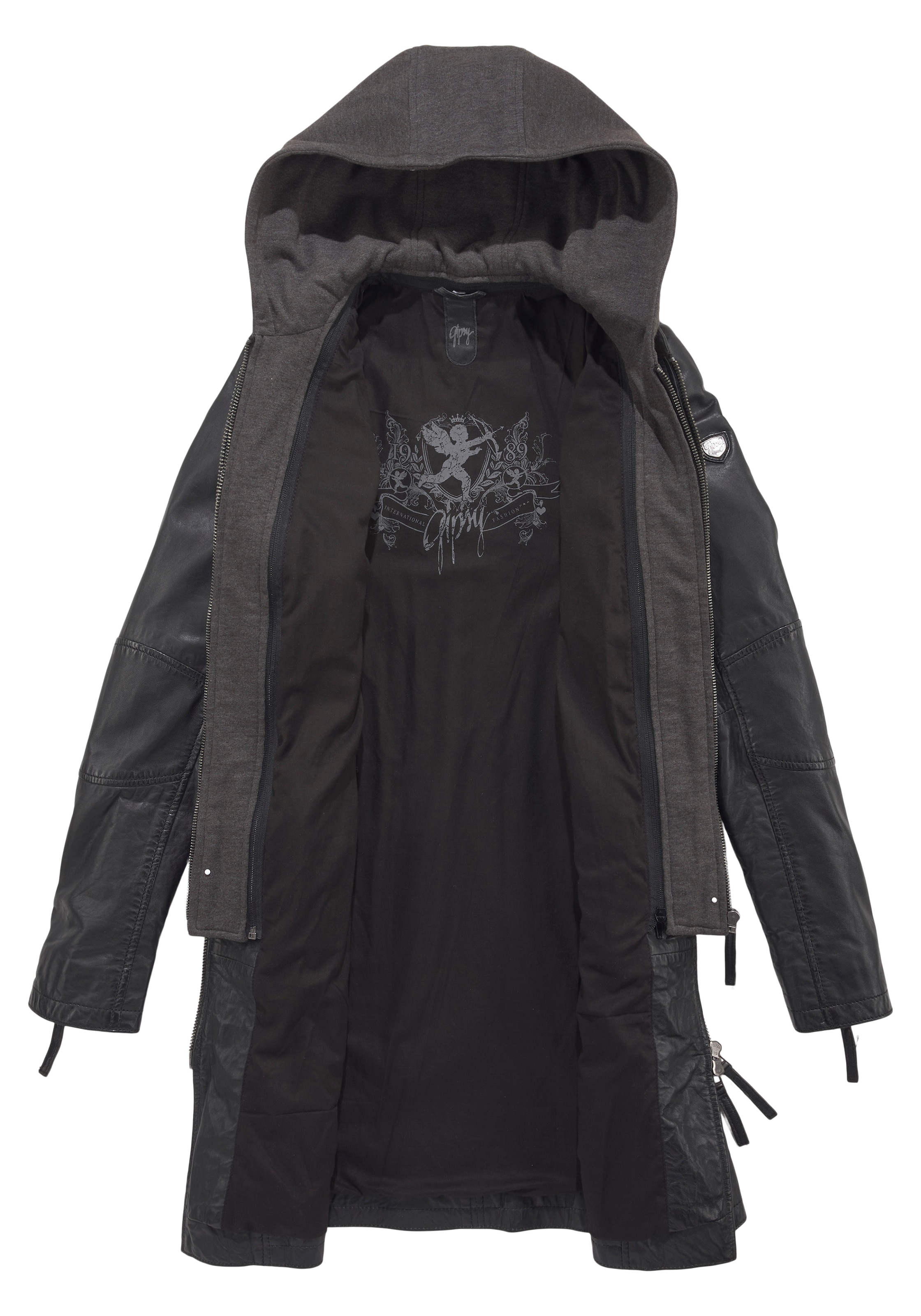 Gipsy by Mauritius Between-Seasons Coat in Black