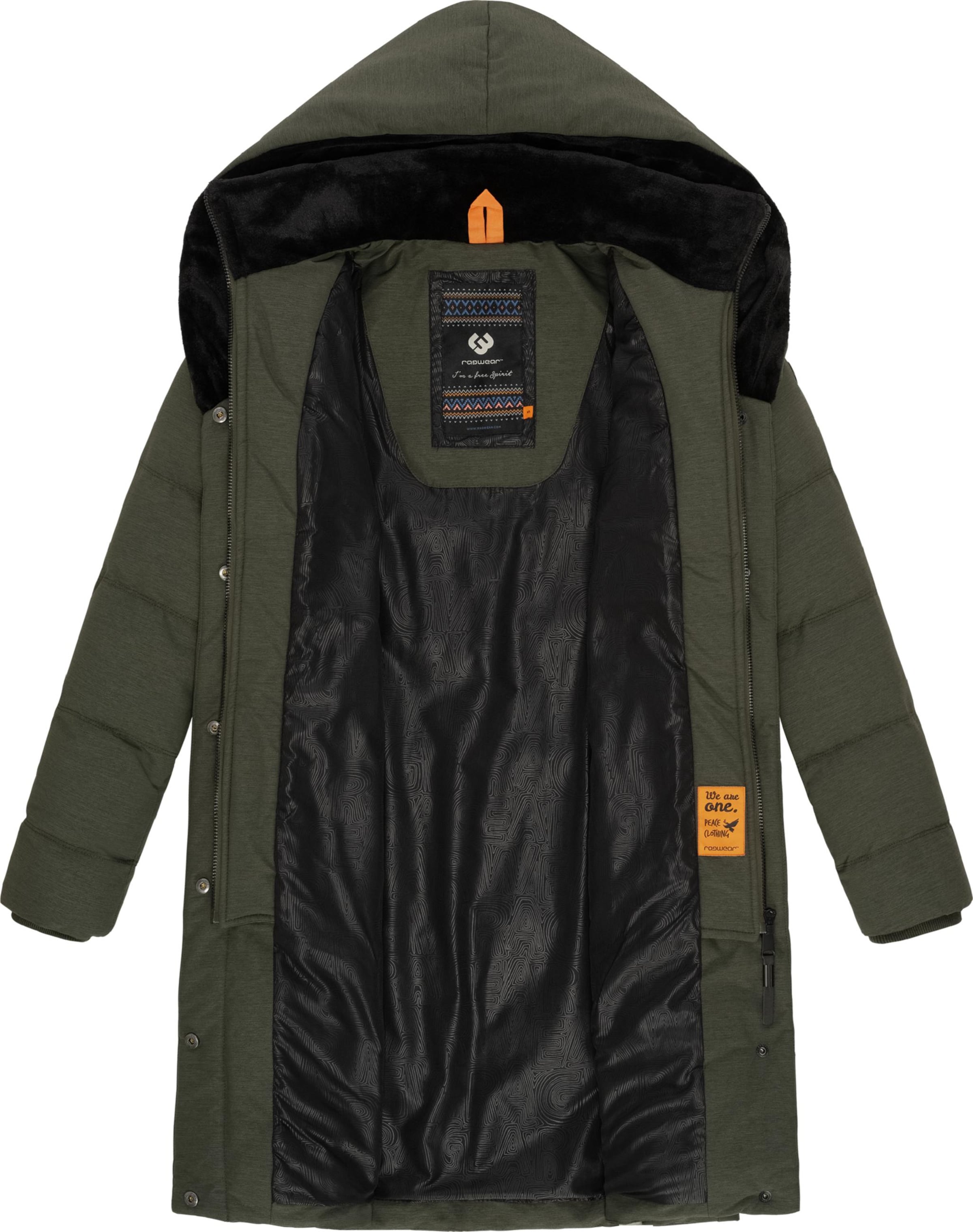 Ragwear Зимнее пальто 'Natalka' в Зеленый