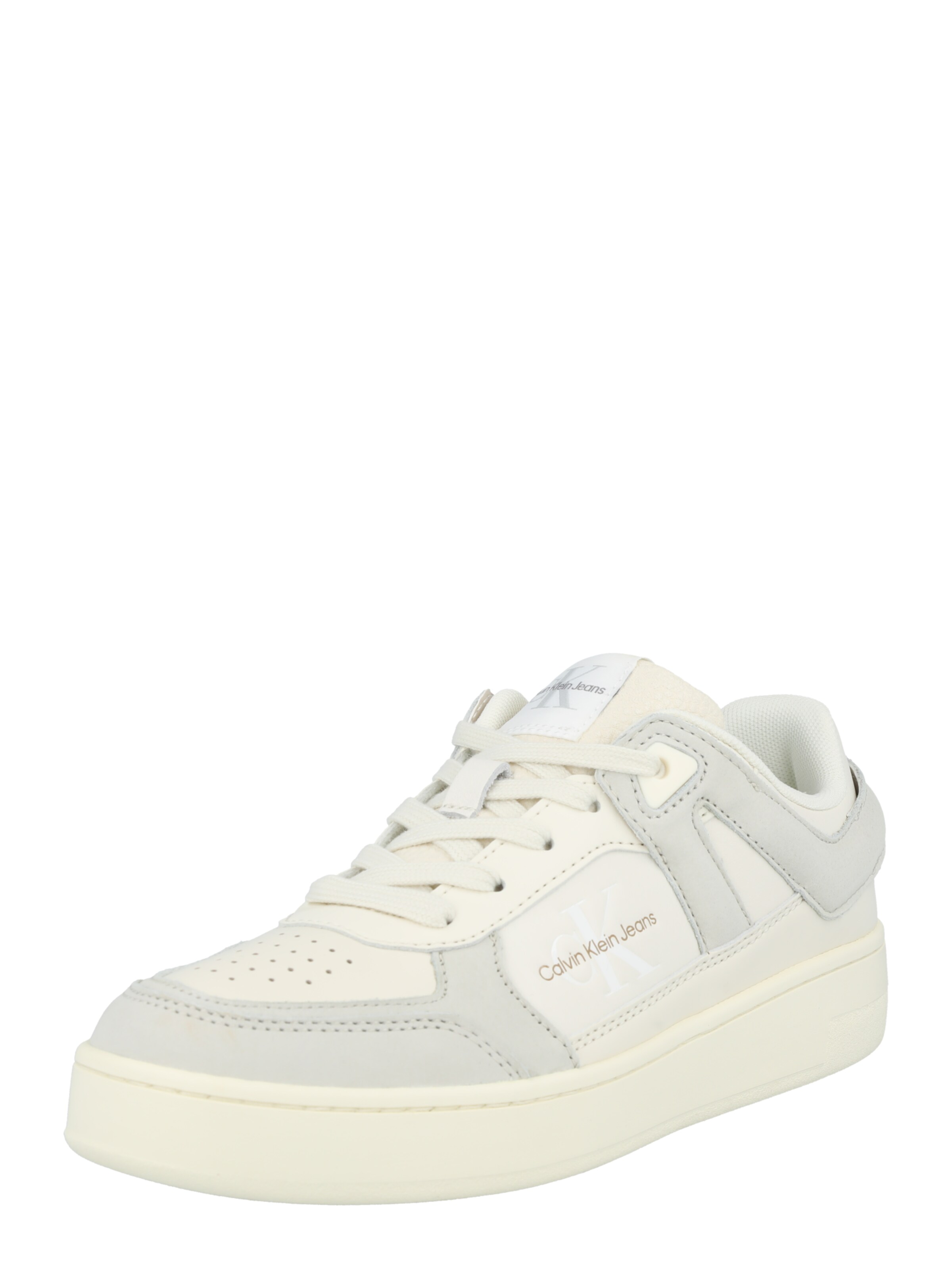 Calvin Klein Jeans Sneaker 'Basket' in creme / hellgrau / weiß, Produktansicht