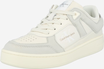 Baskets basses 'Basket' Calvin Klein Jeans en beige : devant