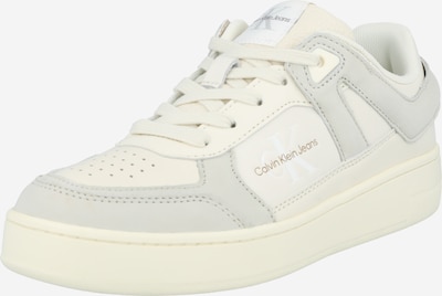 Sneaker bassa 'Basket' Calvin Klein Jeans di colore crema / grigio chiaro / bianco, Visualizzazione prodotti