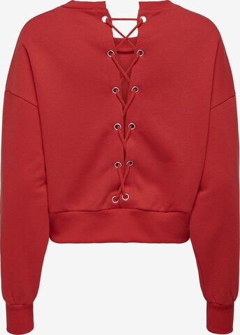 Sweat-shirt ONLY en rouge