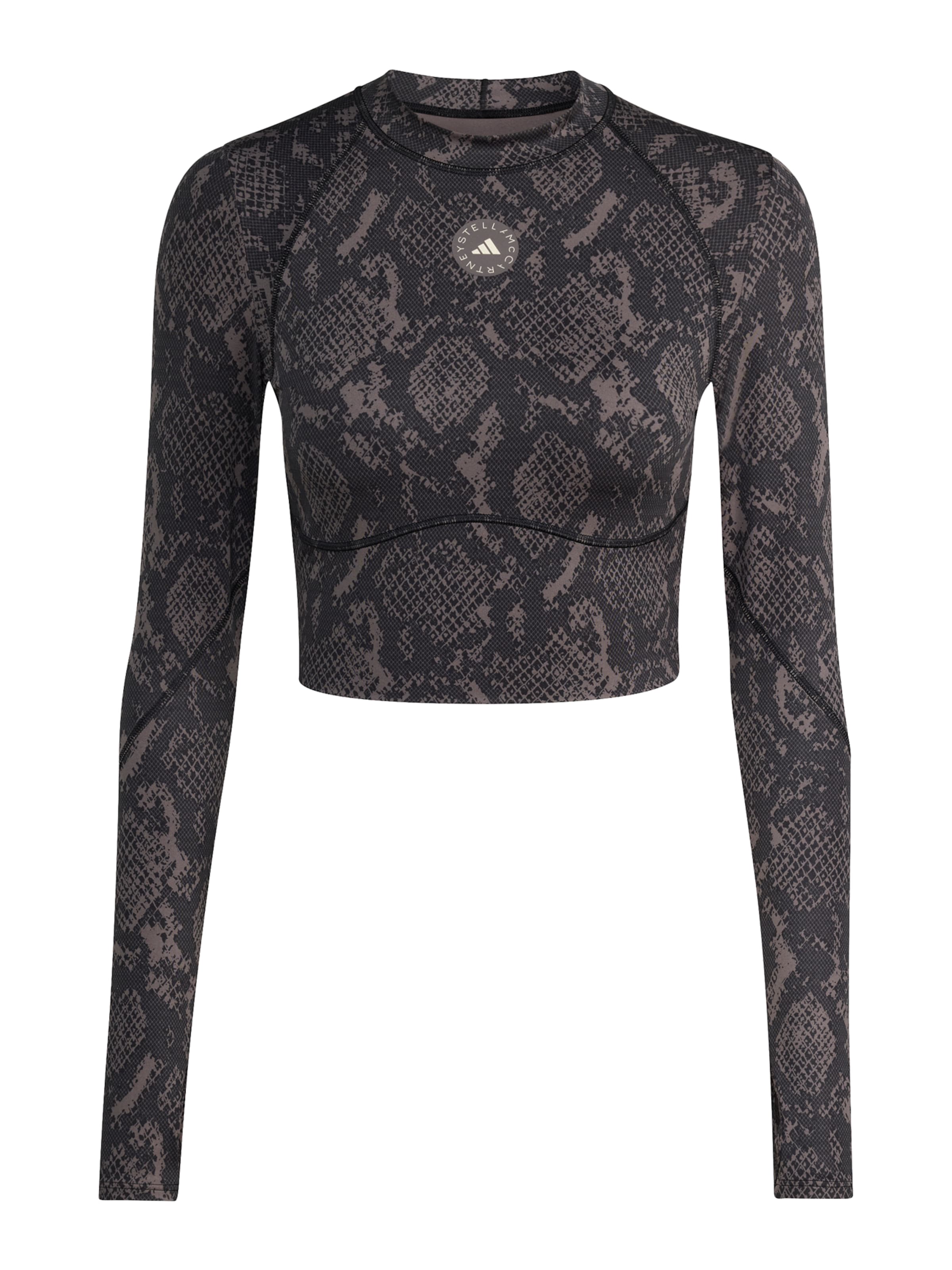 ADIDAS BY STELLA MCCARTNEY Λειτουργικό μπλουζάκι &#x27;Training Longsleeve Crop&#x27; σε γκρι: μπροστά