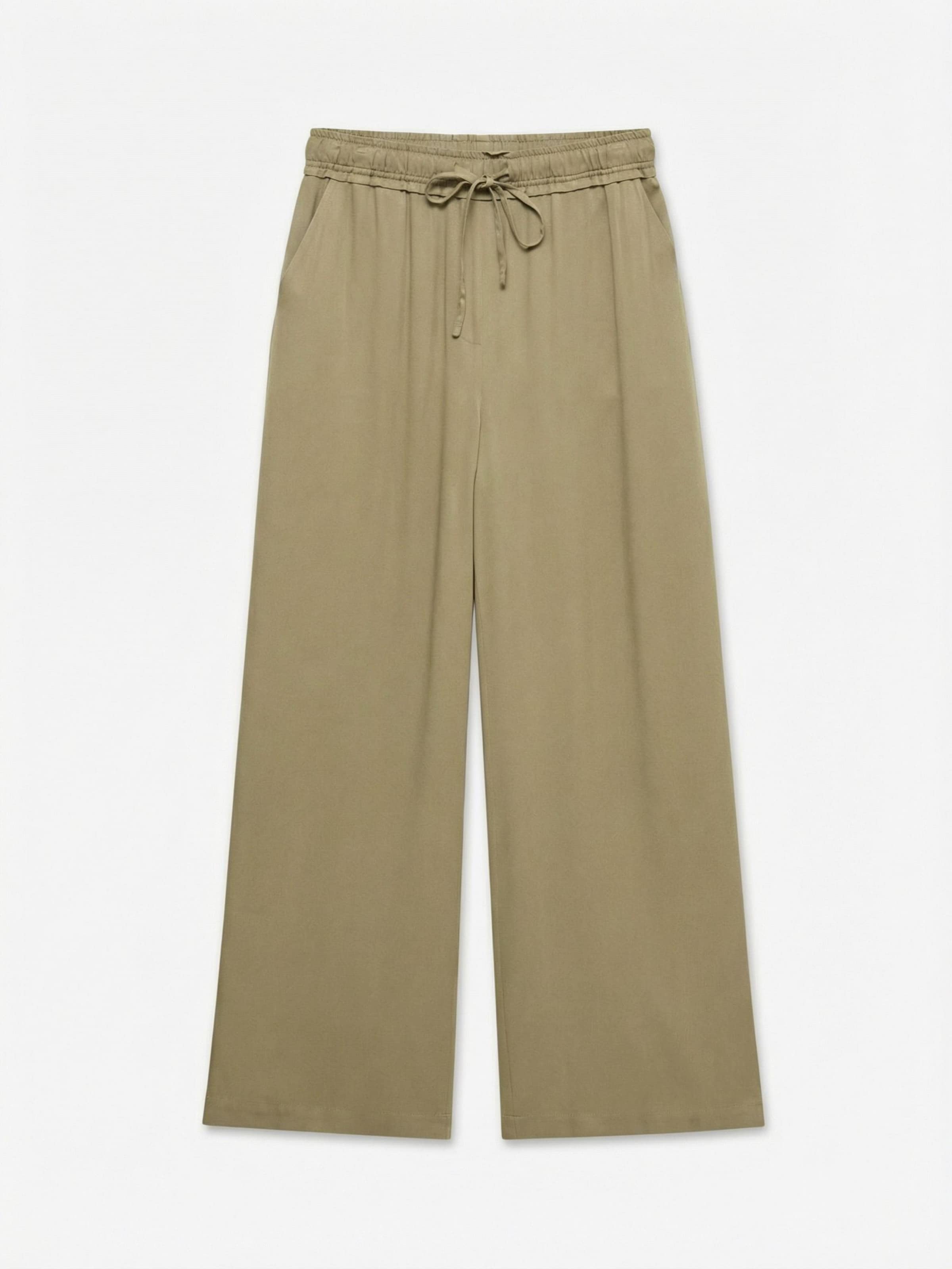 VERO MODA Regular Trousers in Green: front