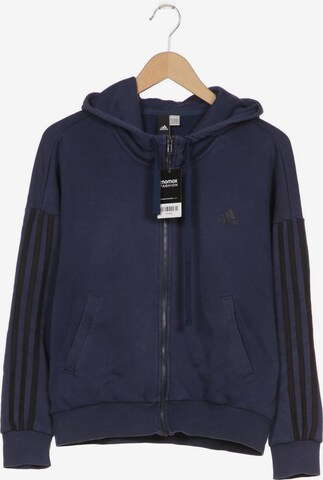 ADIDAS PERFORMANCE Sweatshirt & Zip-Up Hoodie in M in Blue: front