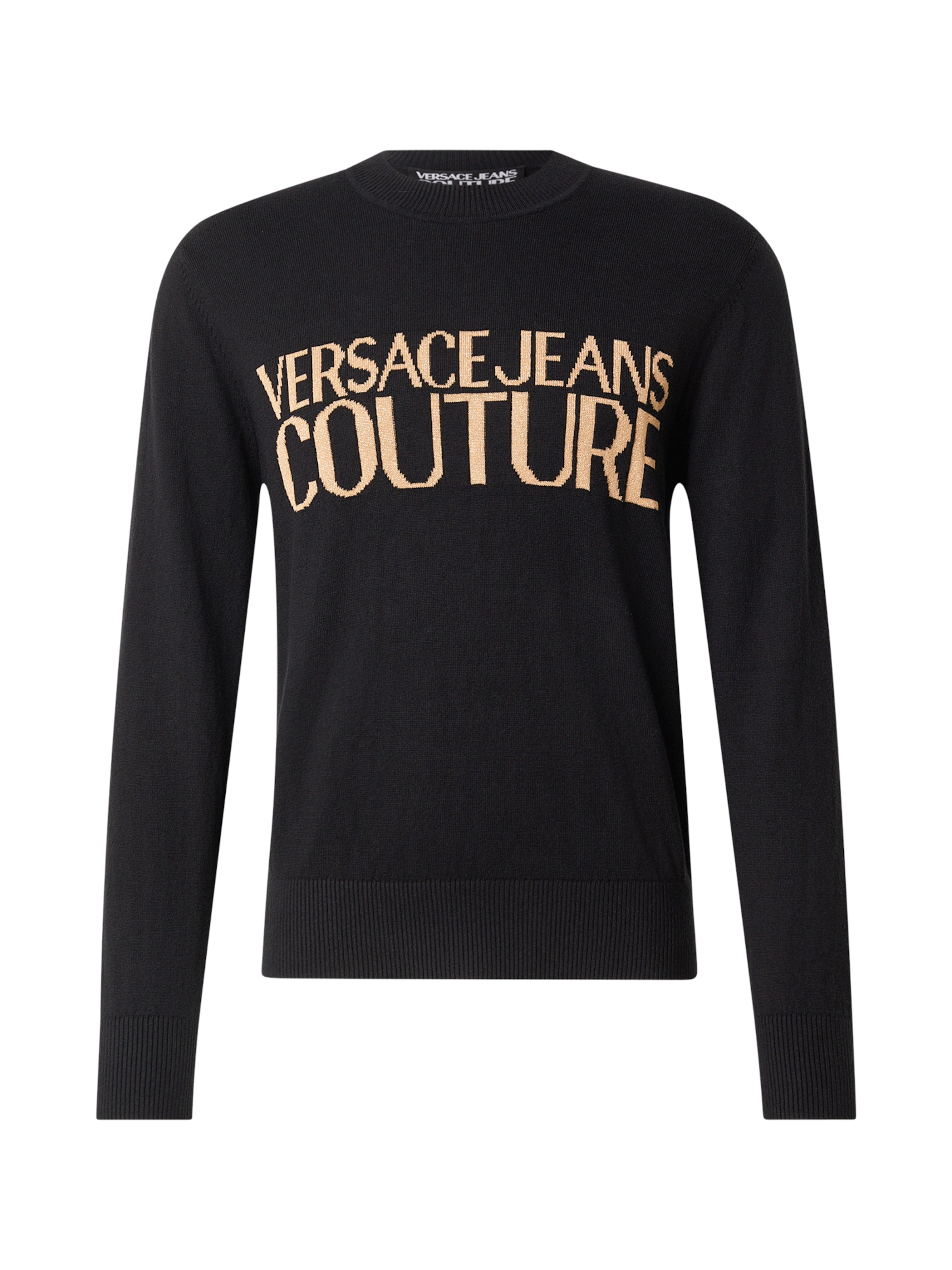 Versace Jeans Couture Tröja i svart: framsida
