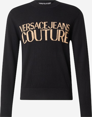 Versace Jeans Couture Tröja i svart: framsida