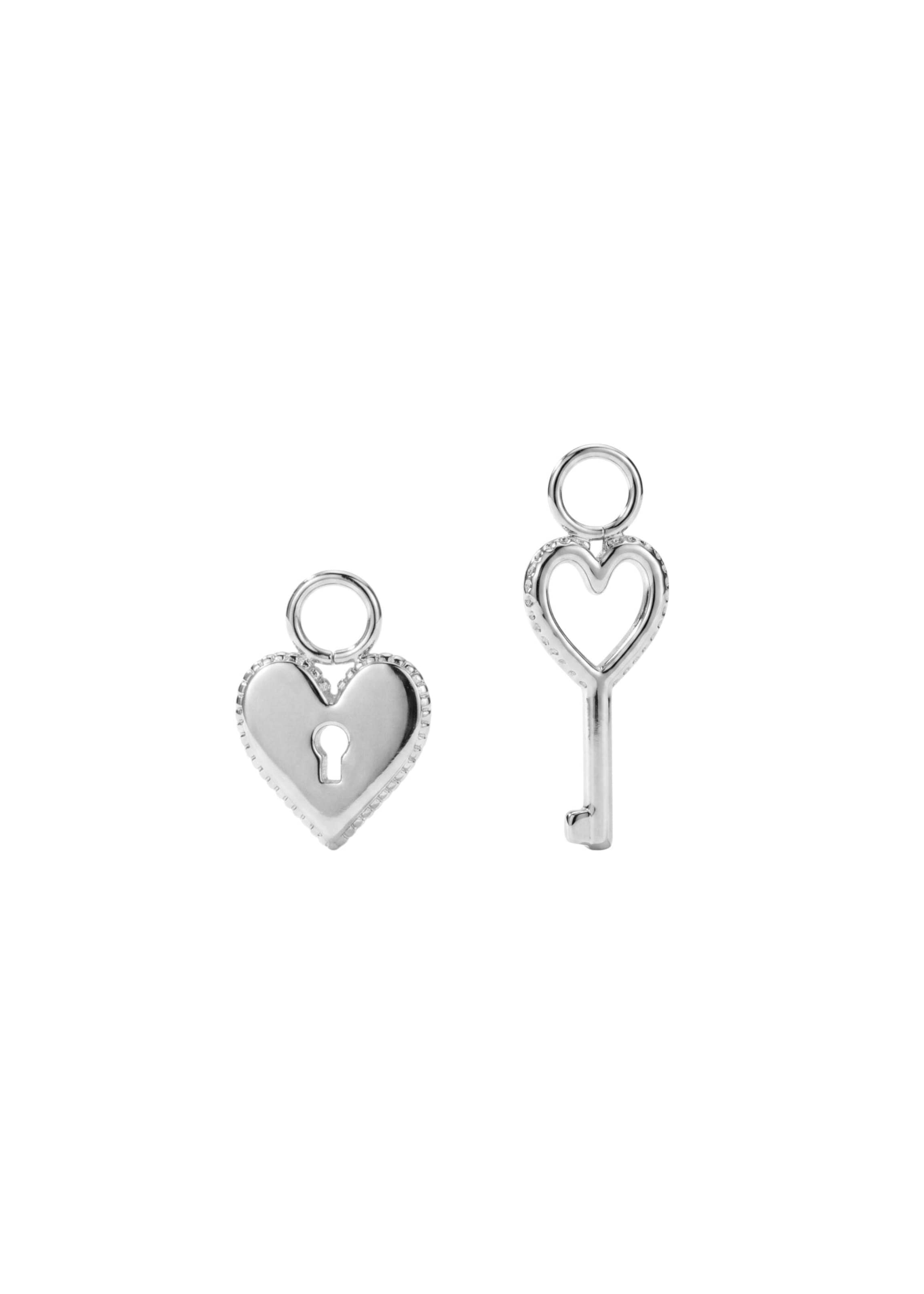Pendentif 'Key To My Heart' PURELEI en argent : devant