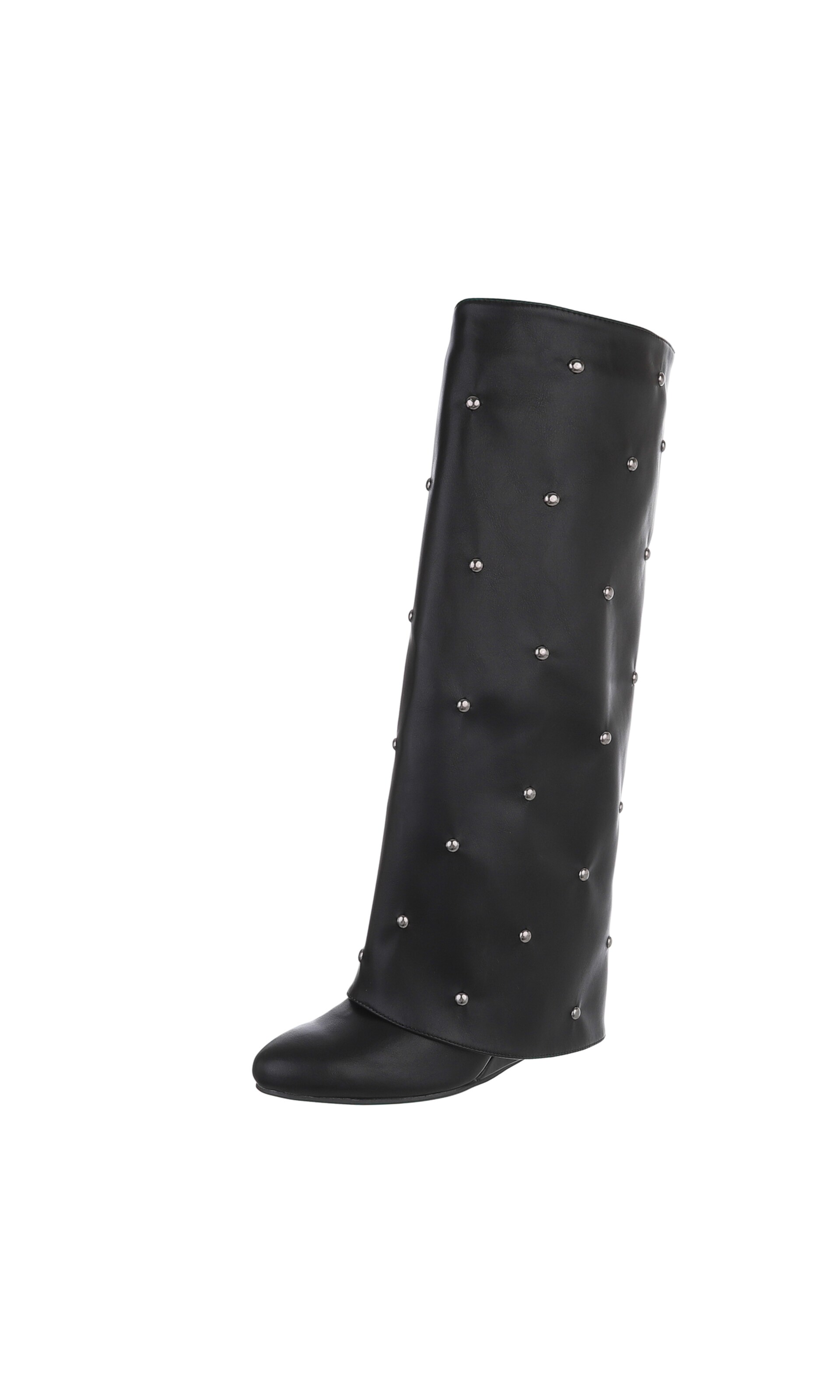 Ital-Design Boots in Black: front