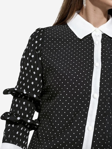 MSN Collection Blouse 'T-Shirts' in Black