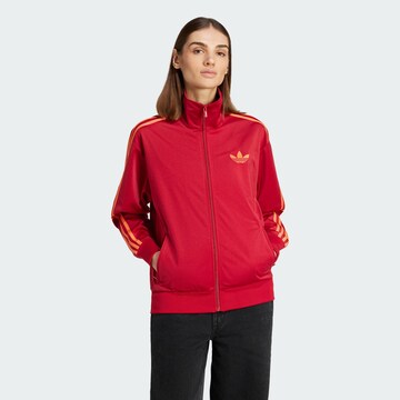 Hanorac 'Adicolor Classic Firebird' de la ADIDAS ORIGINALS pe roșu: față