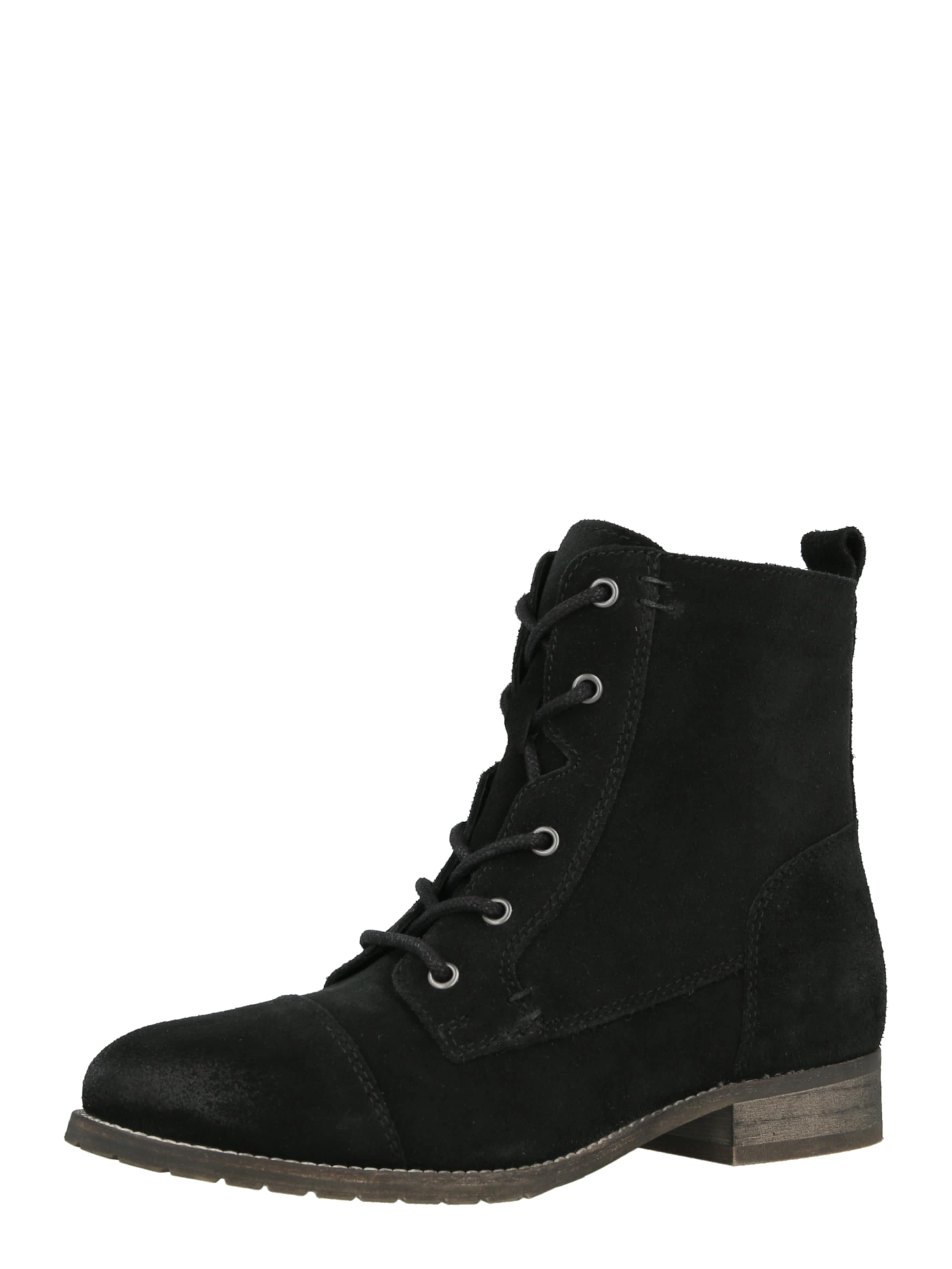 ABOUT YOU Lace-up bootie 'Enie' in Black: front