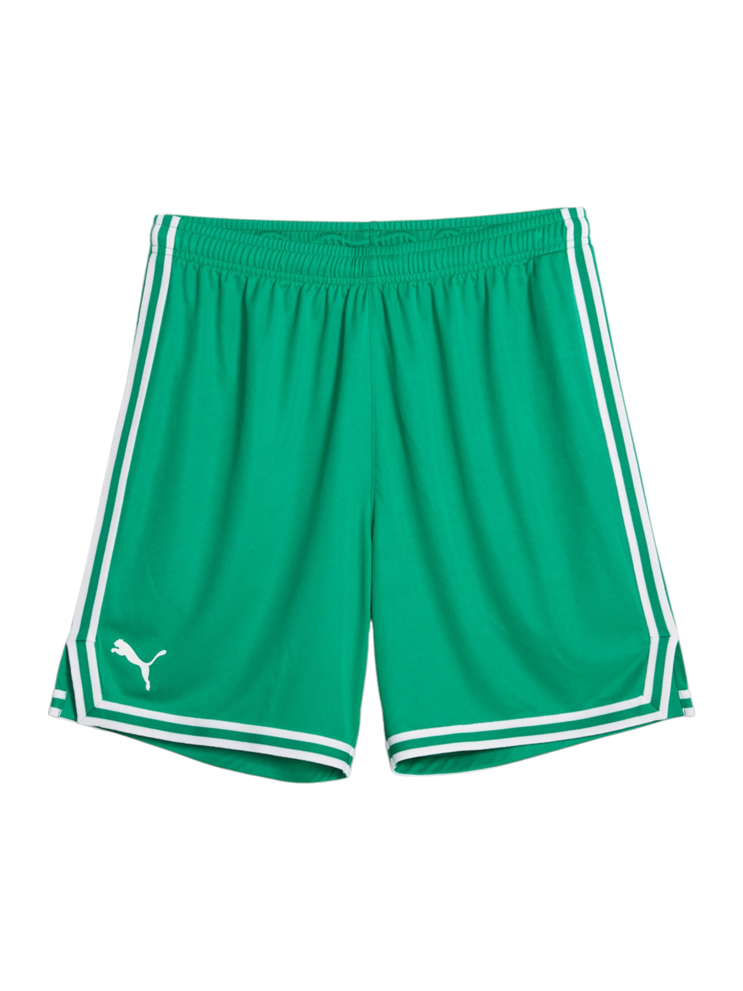 PUMA Sportshorts 'Hoops Team Game' in Grün: Vorderseite