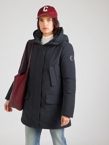SAVE THE DUCK Winterparka 'SOLEIL' in Zwart: voorkant