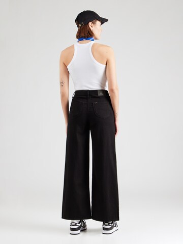 Lee Wide leg Jeans 'STELLA A LINE' in Black