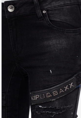 CIPO & BAXX Slimfit Jeans in Zwart