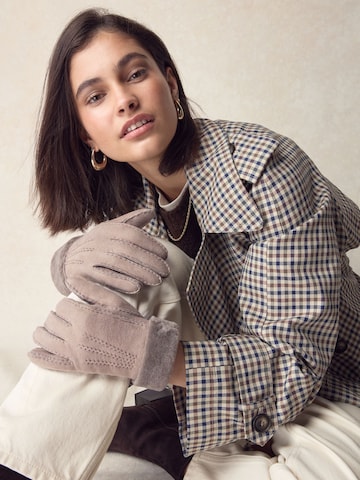 Next - Guantes con dedos en marrón