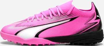 PUMA - Zapatillas de fútbol 'Ultra Match' en rosa: frente