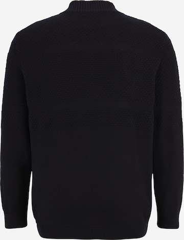 Jack & Jones Plus Kardigan 'CHRIS' – modrá