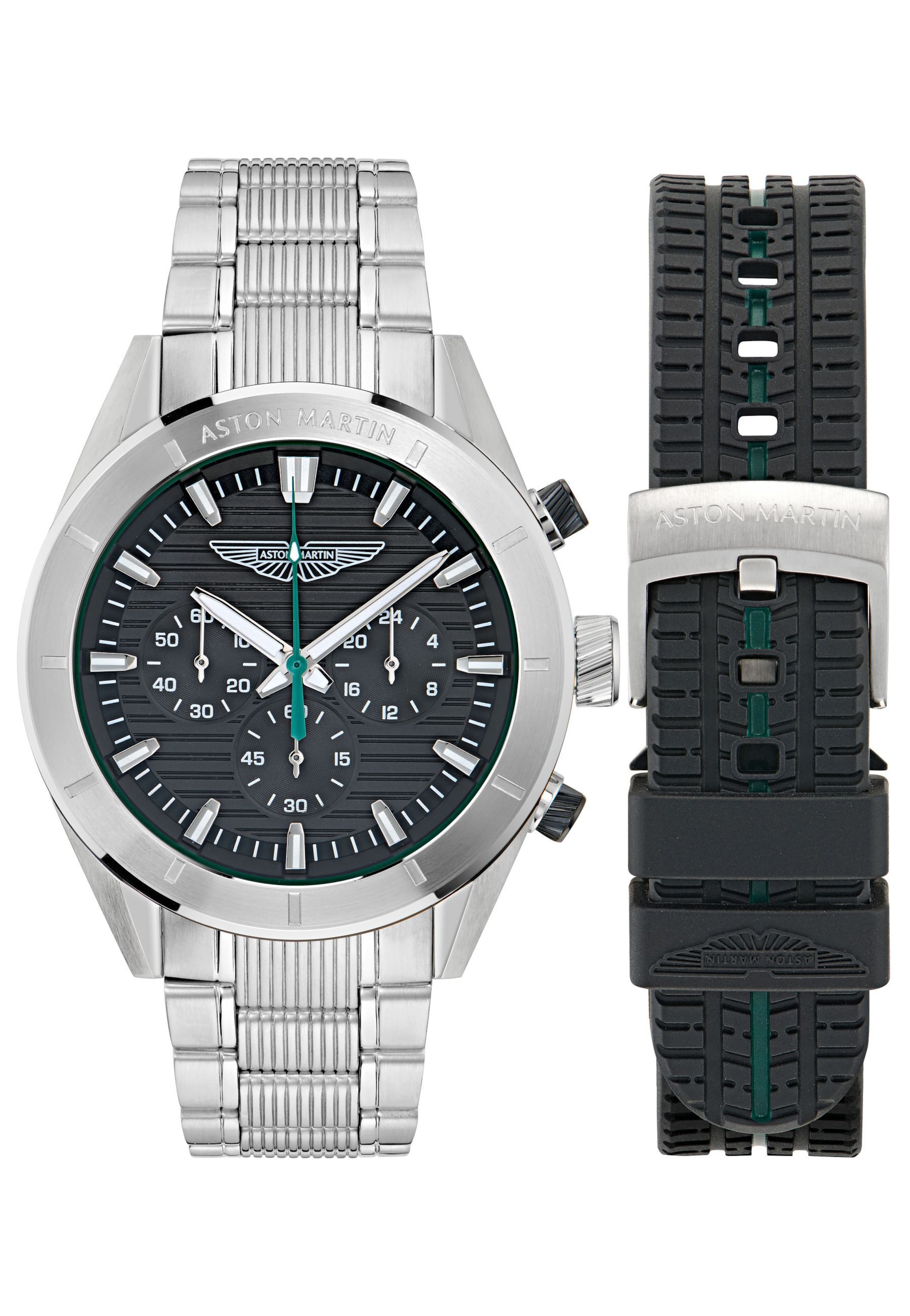 Aston Martin Analog watch in Black: front