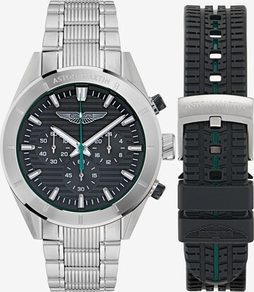 Montre à affichage analogique Aston Martin en noir : devant