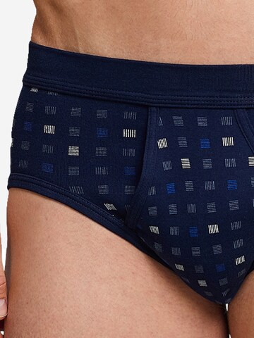 SCHIESSER Slip 'Cotton Essentials Feinripp' in Blue