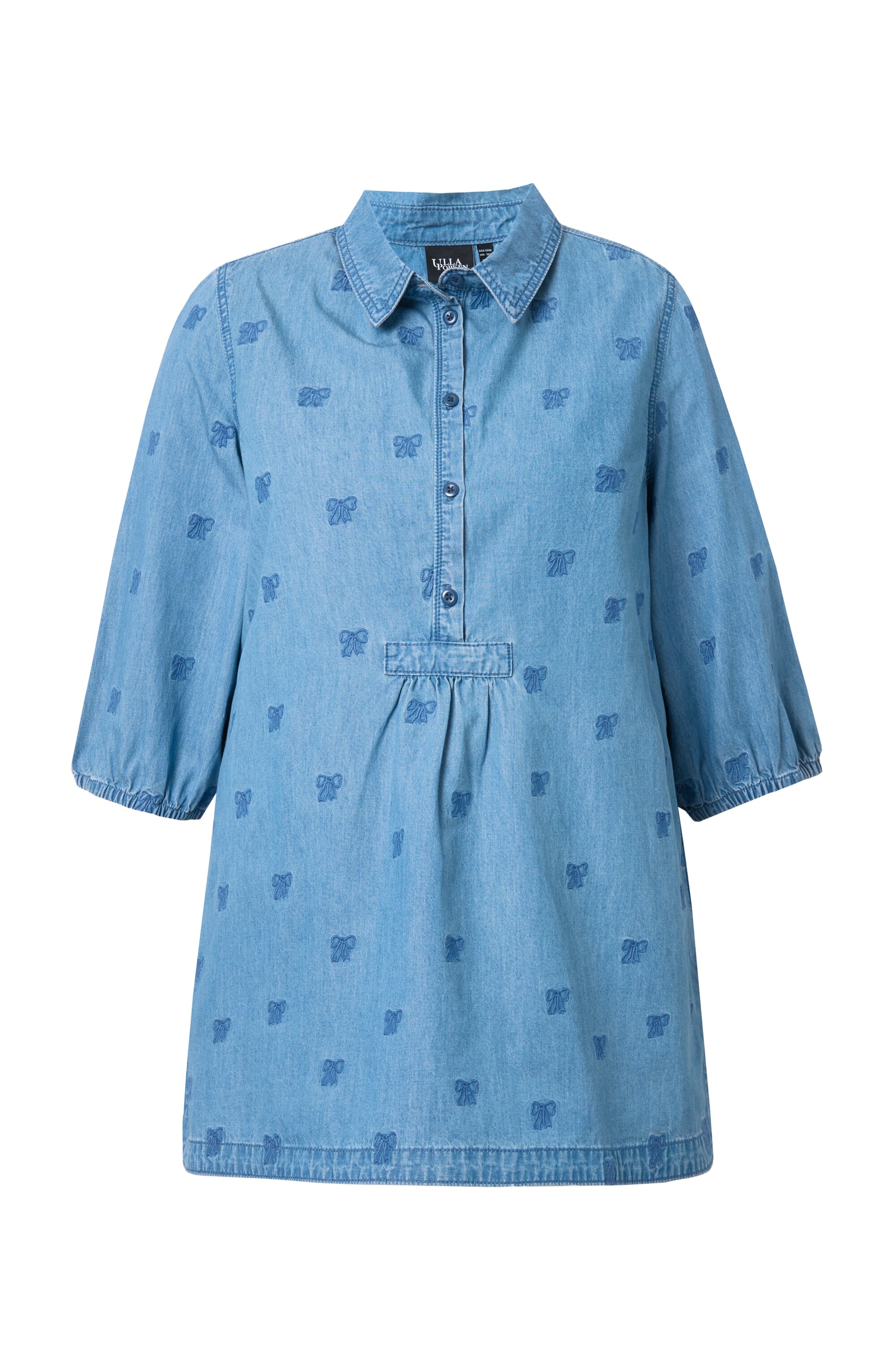 Ulla Popken Bluza | modra barva: sprednja stran