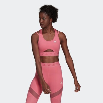 ADIDAS SPORTSWEAR Bralette Sports Bra in Pink: front