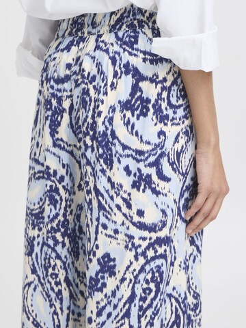 b.young Wide leg Trousers ' BYMMMJOELLA CULOTTE ' in Blue