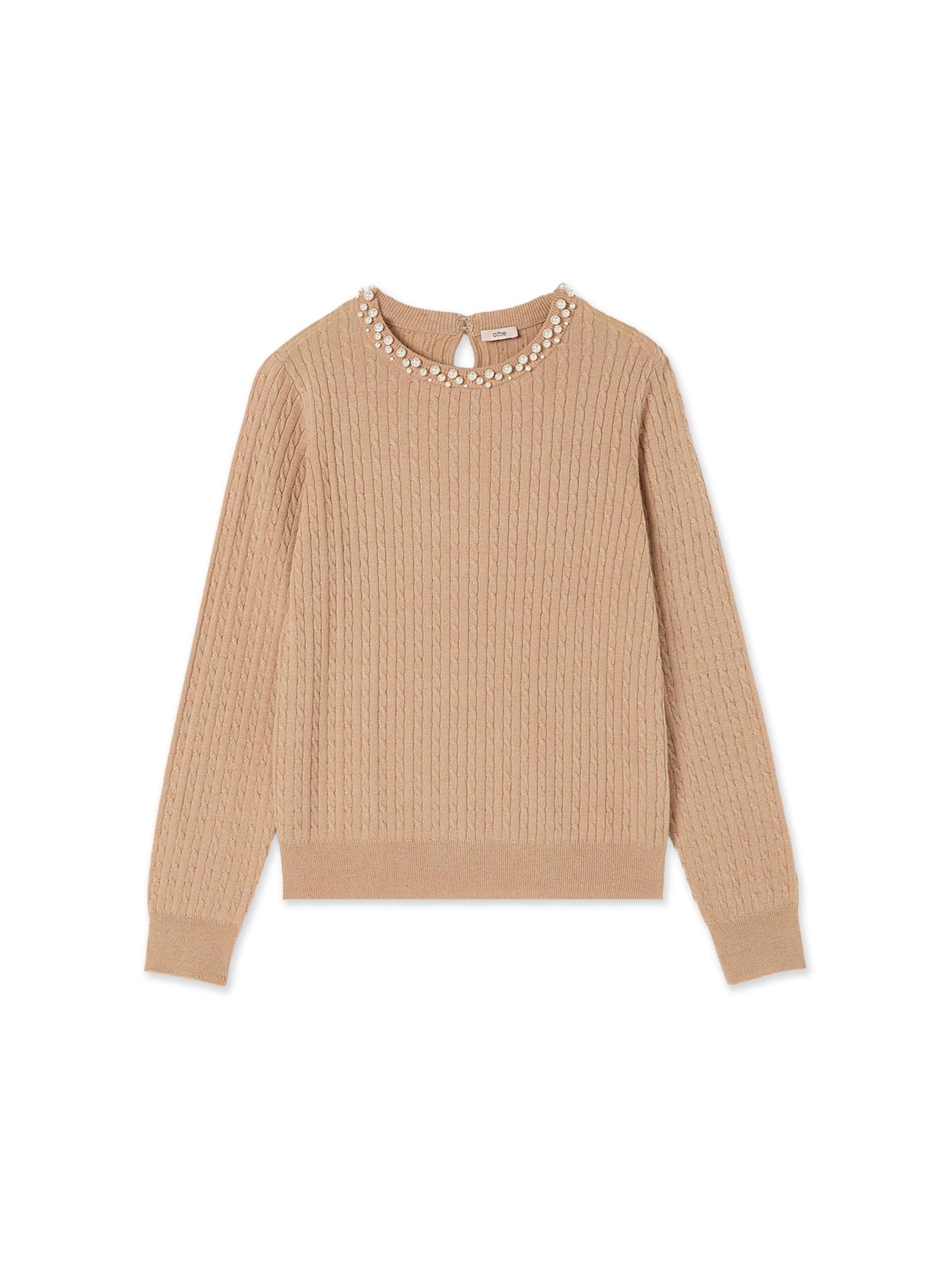 oltre - Jersey en beige: frente