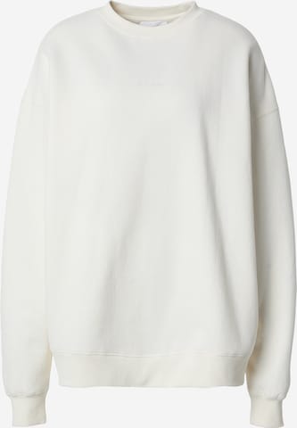 OH APRIL Mikina 'Good Karma' – bílá: přední strana