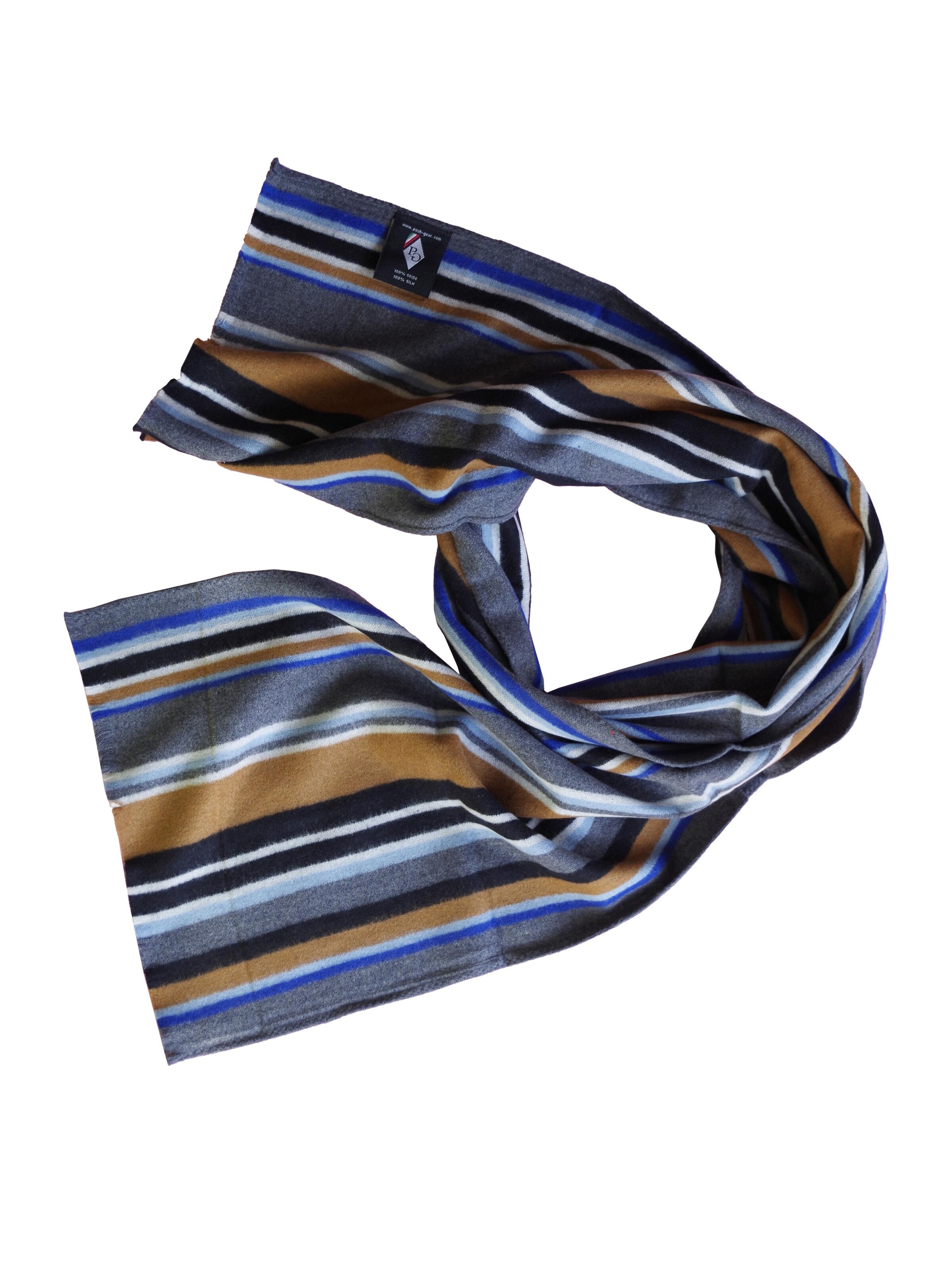 Posh Gear Scarf 'Lineeseta' in Brown