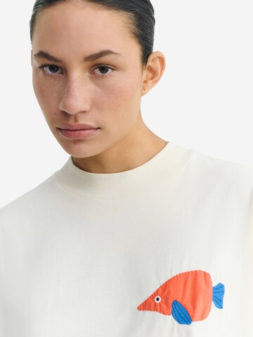 T-shirt 'Volta' Thinking MU en blanc