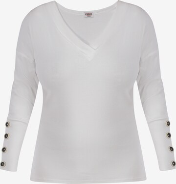 Camicia da donna 'AIDA' di Karko in bianco: frontale