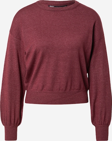 ONLY Sweater 'Lely' in Red: front