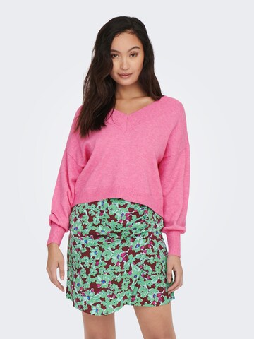 ONLY Pullover 'Ibi' in Pink