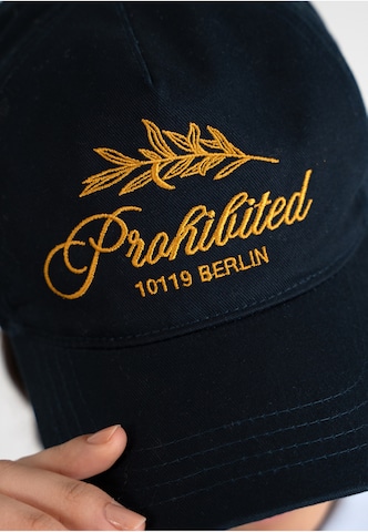Prohibited Cap 'Leaf' in Blue