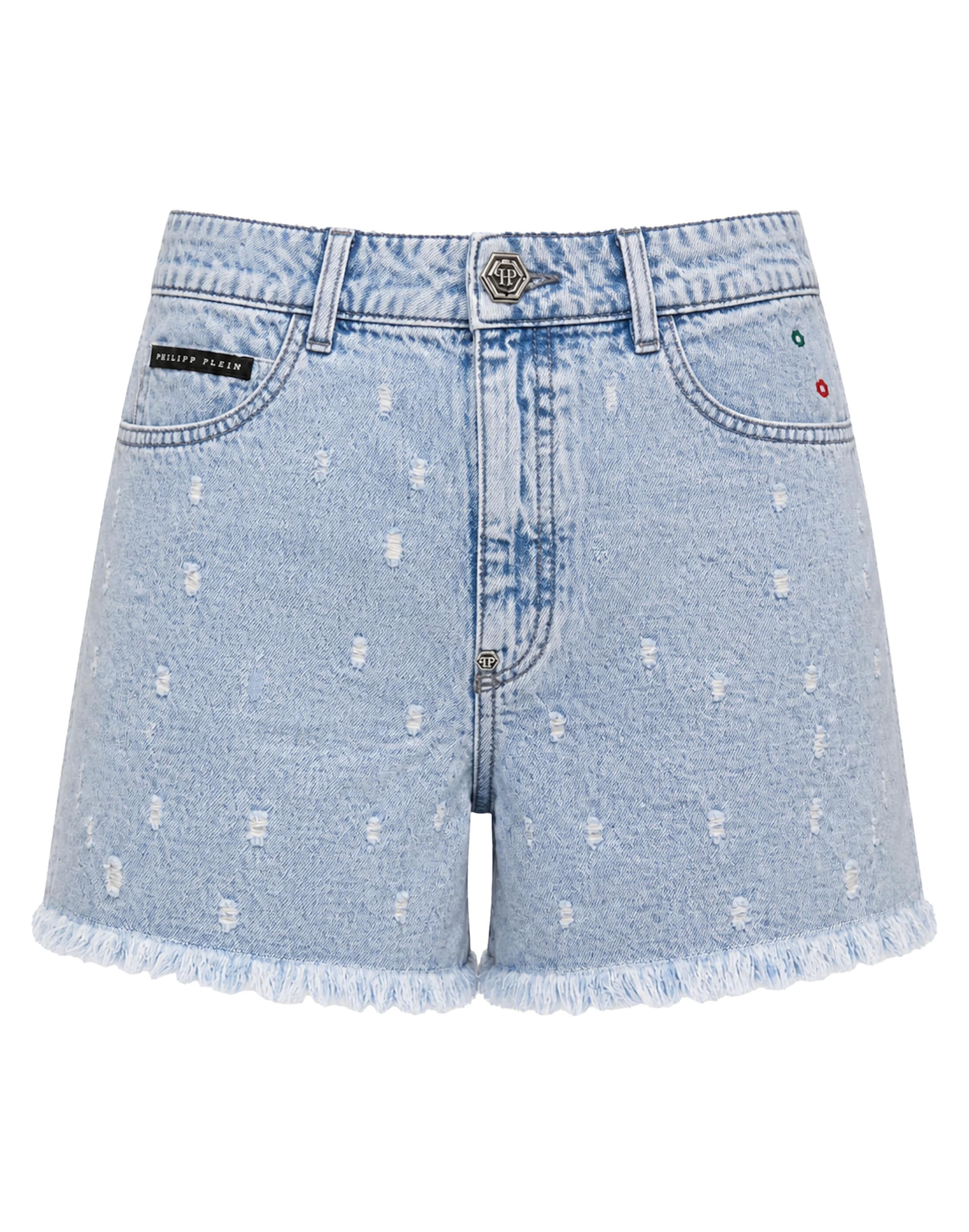 Philipp Plein Jeans in Blauw: voorkant