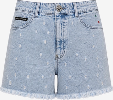 Philipp Plein Jeans in Blauw: voorkant
