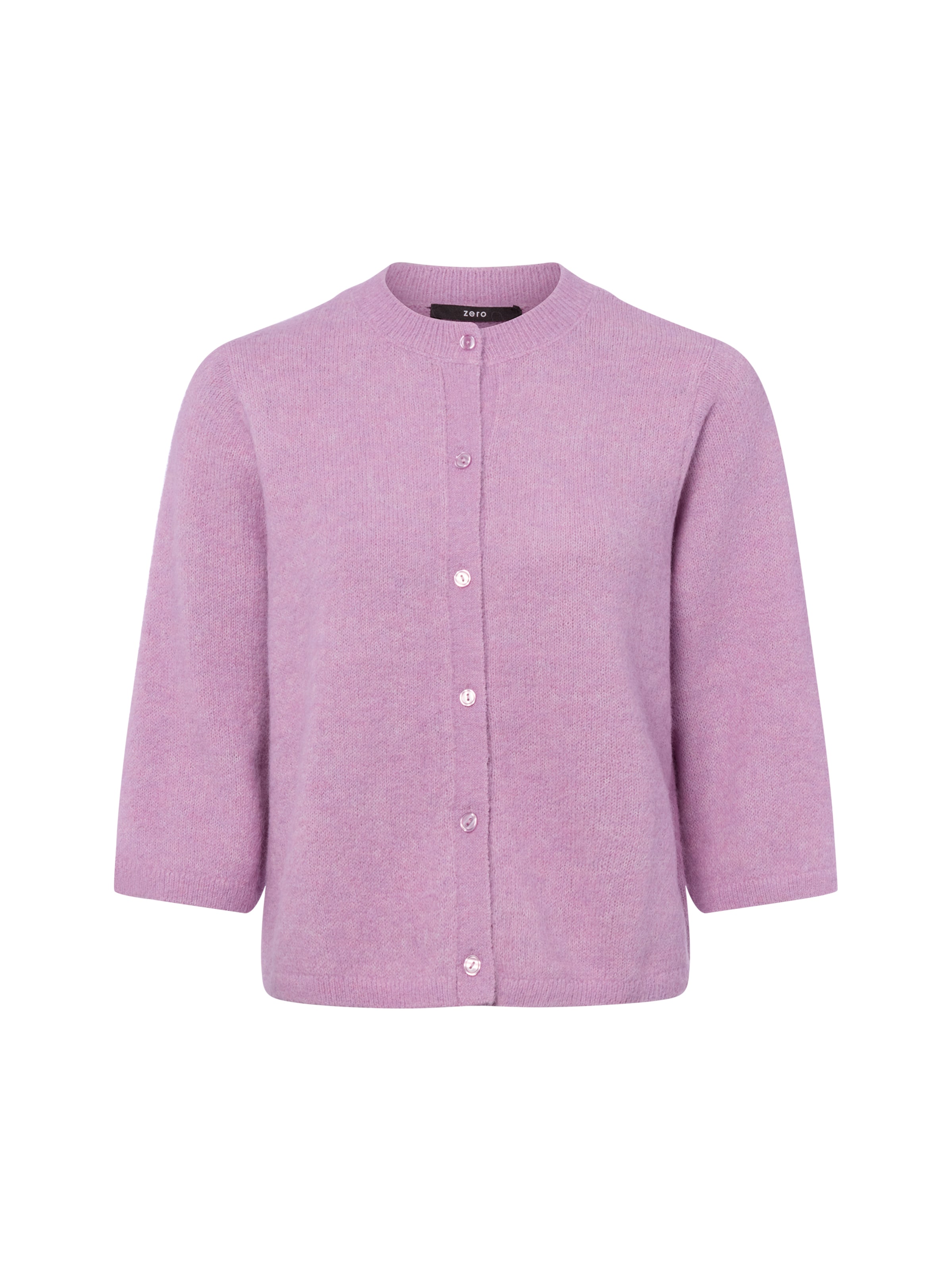 zero Strickjacke in Lila: Vorderseite