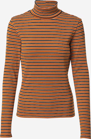 LEVI'S ® Shirt 'Oriel Turtleneck' in Bruin: voorkant