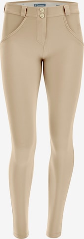 Freddy Skinny Jeggings in Beige: front