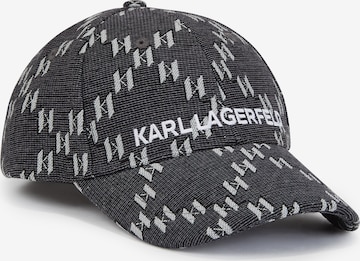 Karl Lagerfeld Cap in Schwarz: predná strana