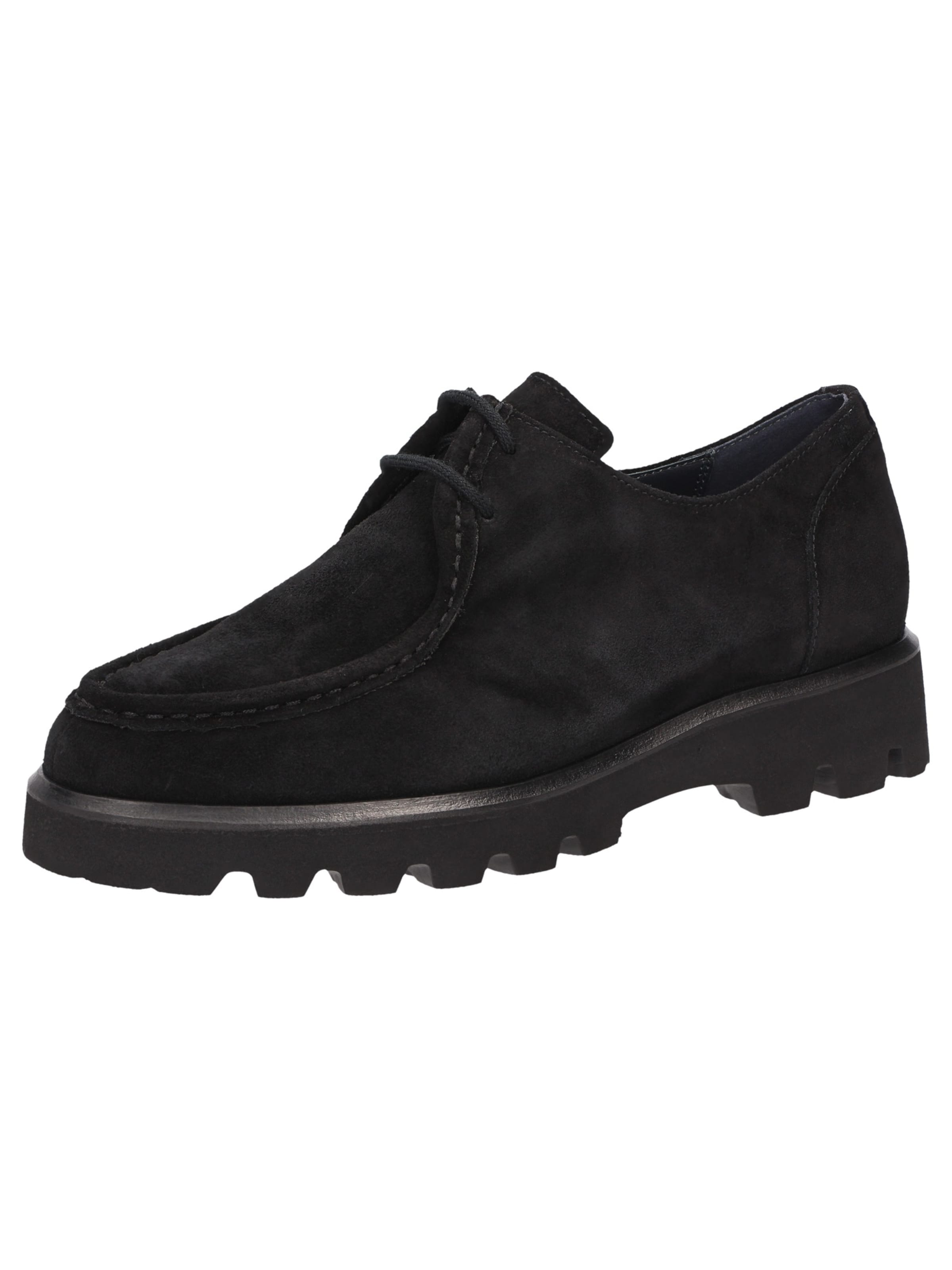SIOUX Lace-up shoe in Black: front