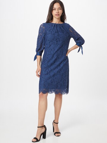 Robe SWING en bleu : devant