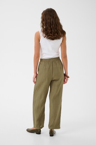 CULTURE - Loosefit Pantalón 'CUAniela Molly' en verde