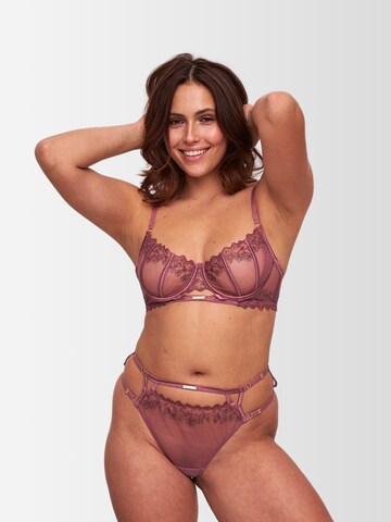 DOUVOS CONTOUR Balconette BH in Gold: Vorderseite