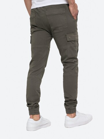 Threadbare Slimfit Cargobroek 'Bloomfield' in Groen